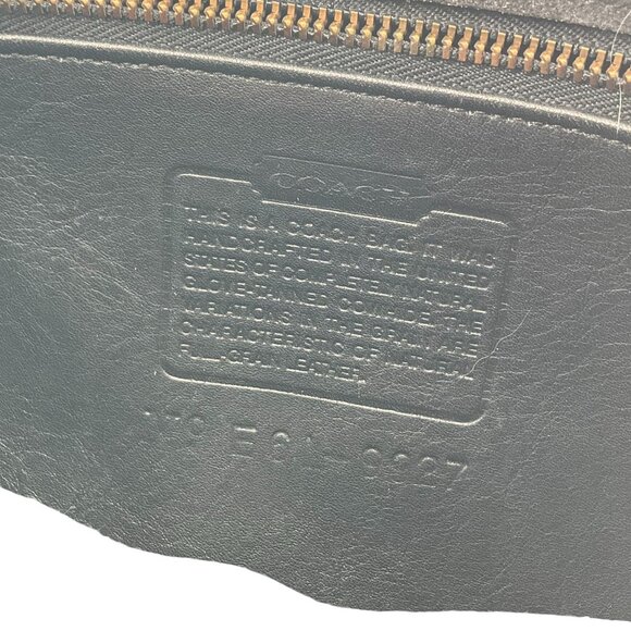 Vintage Black Leather Coach Willis Satchel Bag 9927 USA - Picture 15 of 15